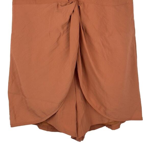 HYFVE‎ BELLA ROSE BEACHSIDE RETREAT V-NECK ROMPER IN RUST NWT WOMEN'S SIZE LARGE - Picture 7 of 13